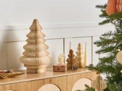 Decorazione natalizia Lampada da tavolo DREVJA Albero di Natale 51 cm Beige
