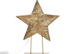 Decorazione natalizia LED FARUP Stella 51 cm Oro