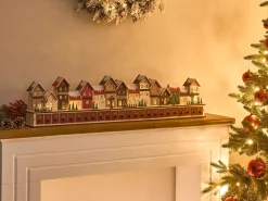 Decorazione natalizia LED ASPERN Calendario dell'Avvento 18 cm Rosso