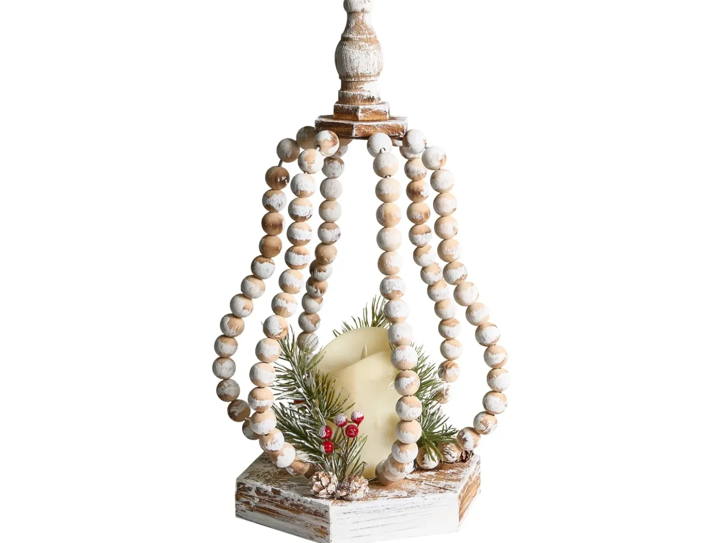 Decorazione natalizia LED PETRUMA 40 cm Marrone chiaro