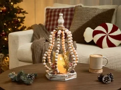 Decorazione natalizia LED PETRUMA 40 cm Marrone chiaro