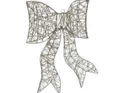 Decorazione natalizia LED FILSO Fiocco 56 cm Oro