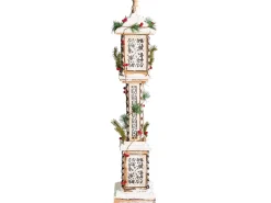 Decorazione natalizia LED LENTIRA Lampada da palo 80 cm Marrone chiaro