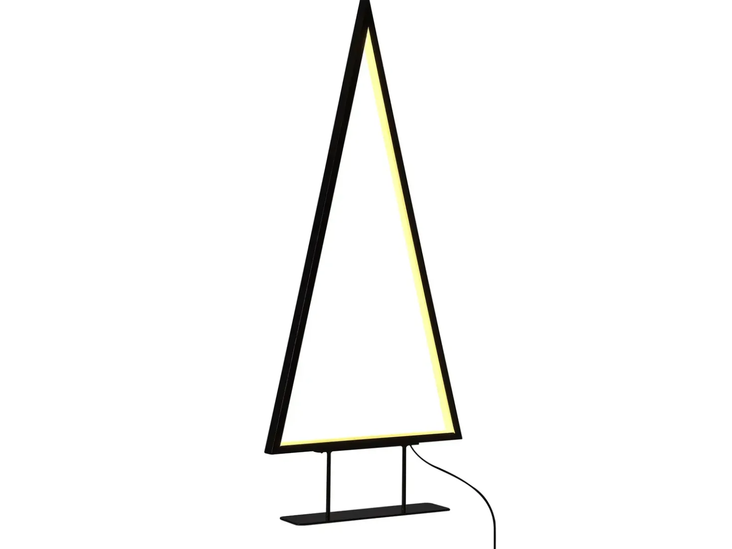 Decorazione natalizia LED LOPPI Albero di Natale 47/69 cm Nero