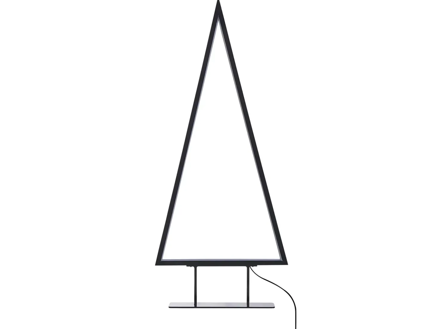 Decorazione natalizia LED LOPPI Albero di Natale 47/69 cm Nero