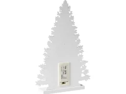 Decorazione natalizia LED EMMESAN Albero di Natale 33 cm Bianco