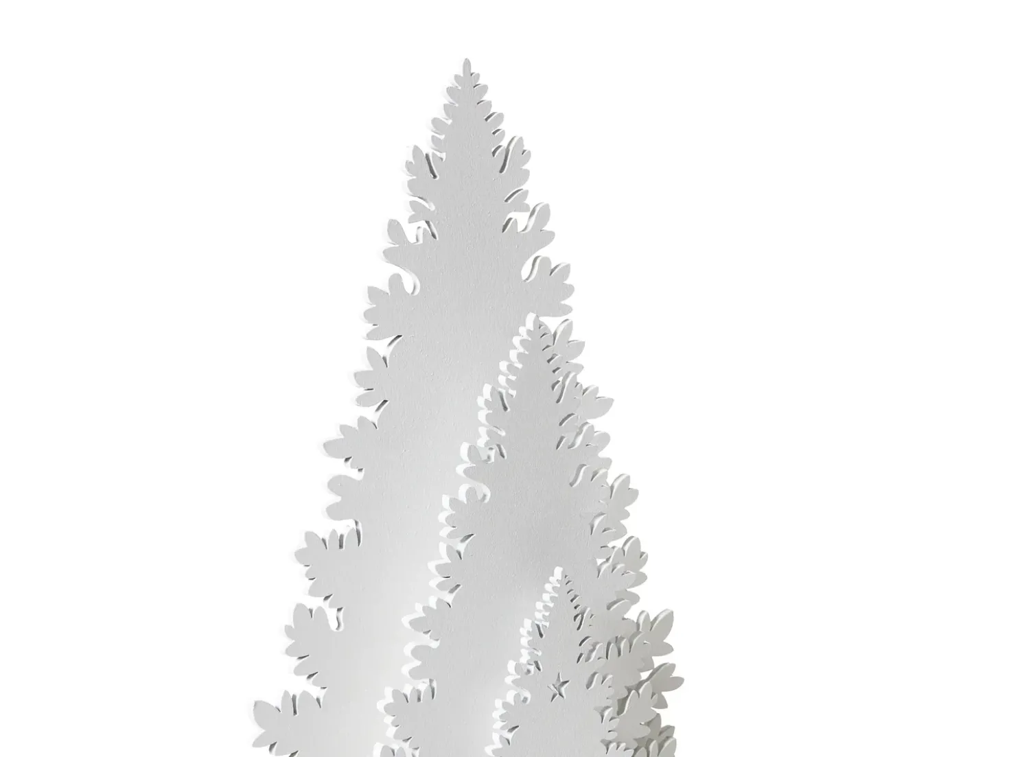 Decorazione natalizia LED EMMESAN Albero di Natale 33 cm Bianco