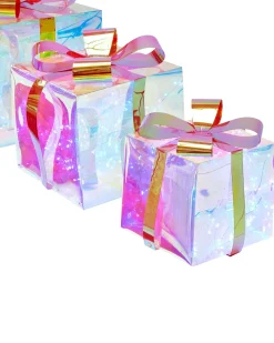 Decorazione natalizia LED CAPELLA Regali di Natale 15/20/25 cm Multicolore