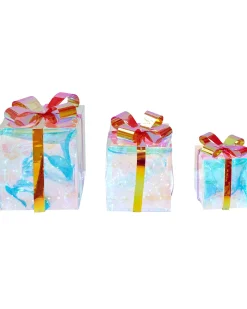 Decorazione natalizia LED CAPELLA Regali di Natale 15/20/25 cm Multicolore