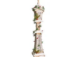 Decorazione natalizia LED LIESVESI Lampada da palo 80 cm Marrone chiaro