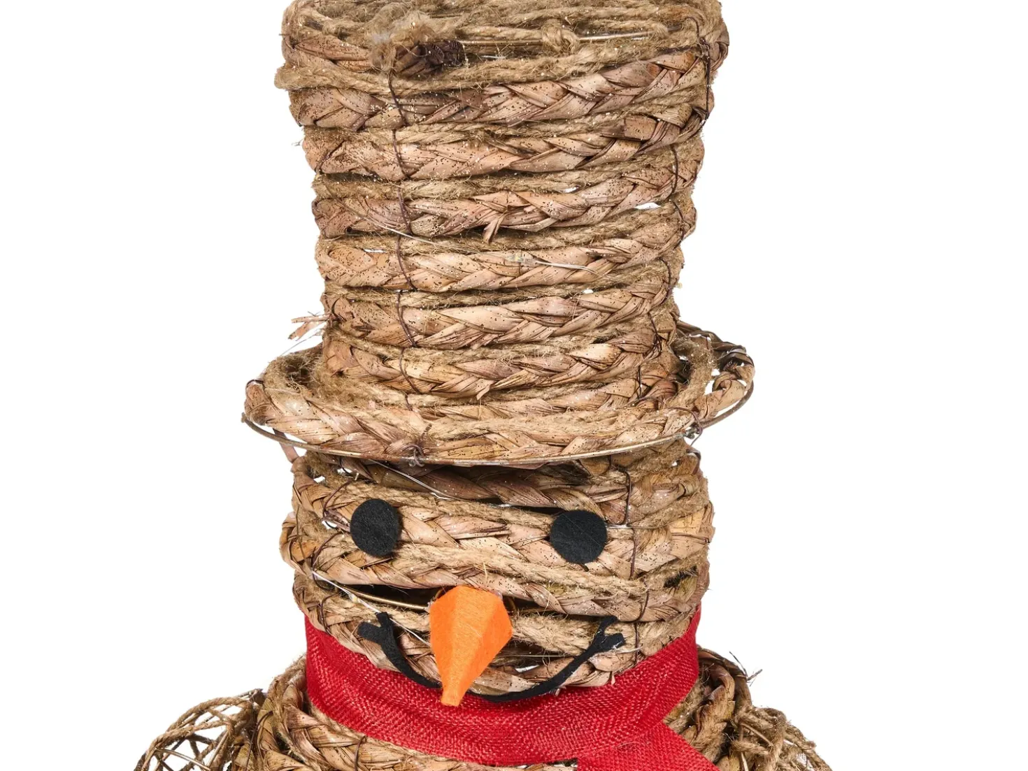 Decorazione natalizia LED OLAFSVIK Pupazzo di neve 52 cm Naturale