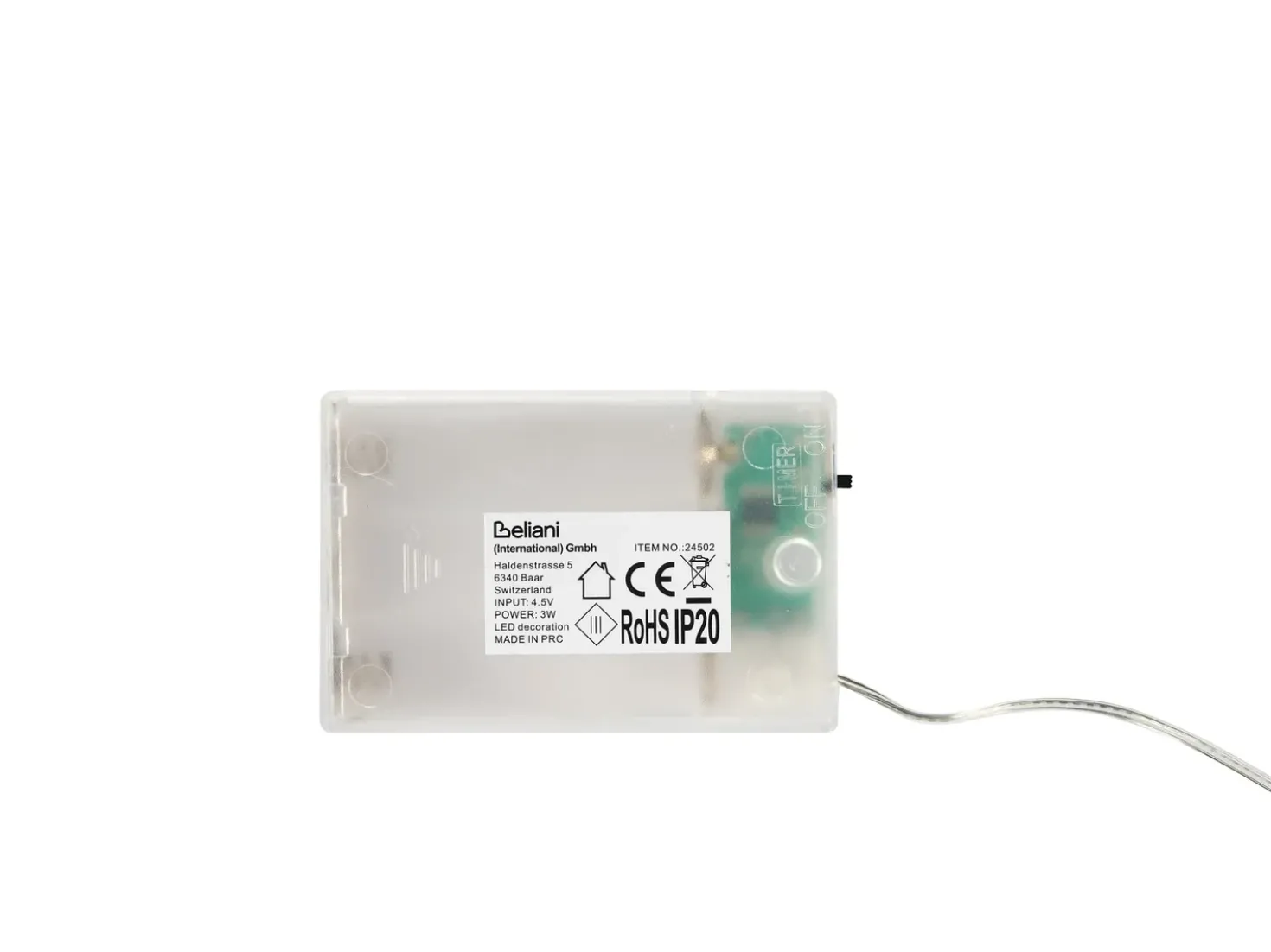 Decorazione natalizia LED OLAFSVIK Pupazzo di neve 52 cm Naturale