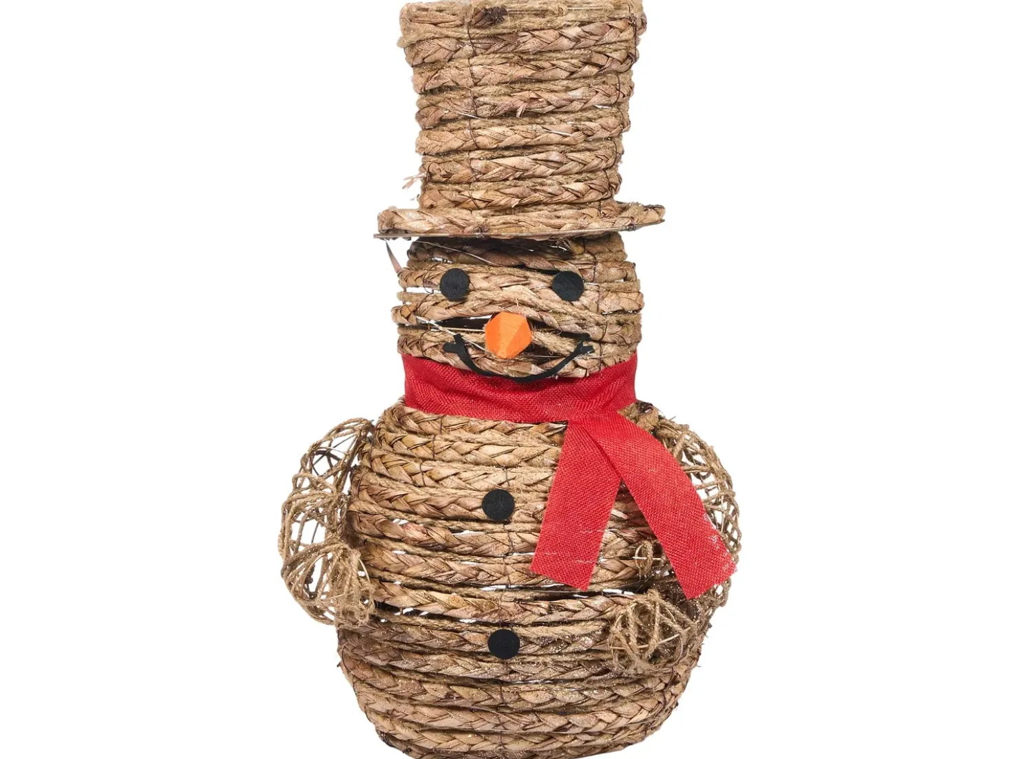 Decorazione natalizia LED OLAFSVIK Pupazzo di neve 52 cm Naturale