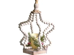 Decorazione natalizia LED PATARI Stella 42 cm Marrone chiaro