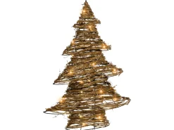 Decorazione natalizia LED FURESO Albero di Natale 60 cm Naturale