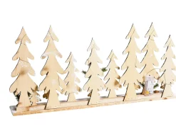 Decorazione natalizia LED ORIVESI Albero di Natale 30 cm Marrone chiaro