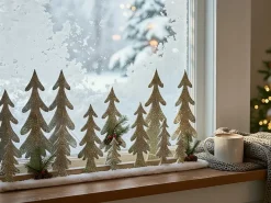 Decorazione natalizia LED ORIVESI Albero di Natale 30 cm Marrone chiaro