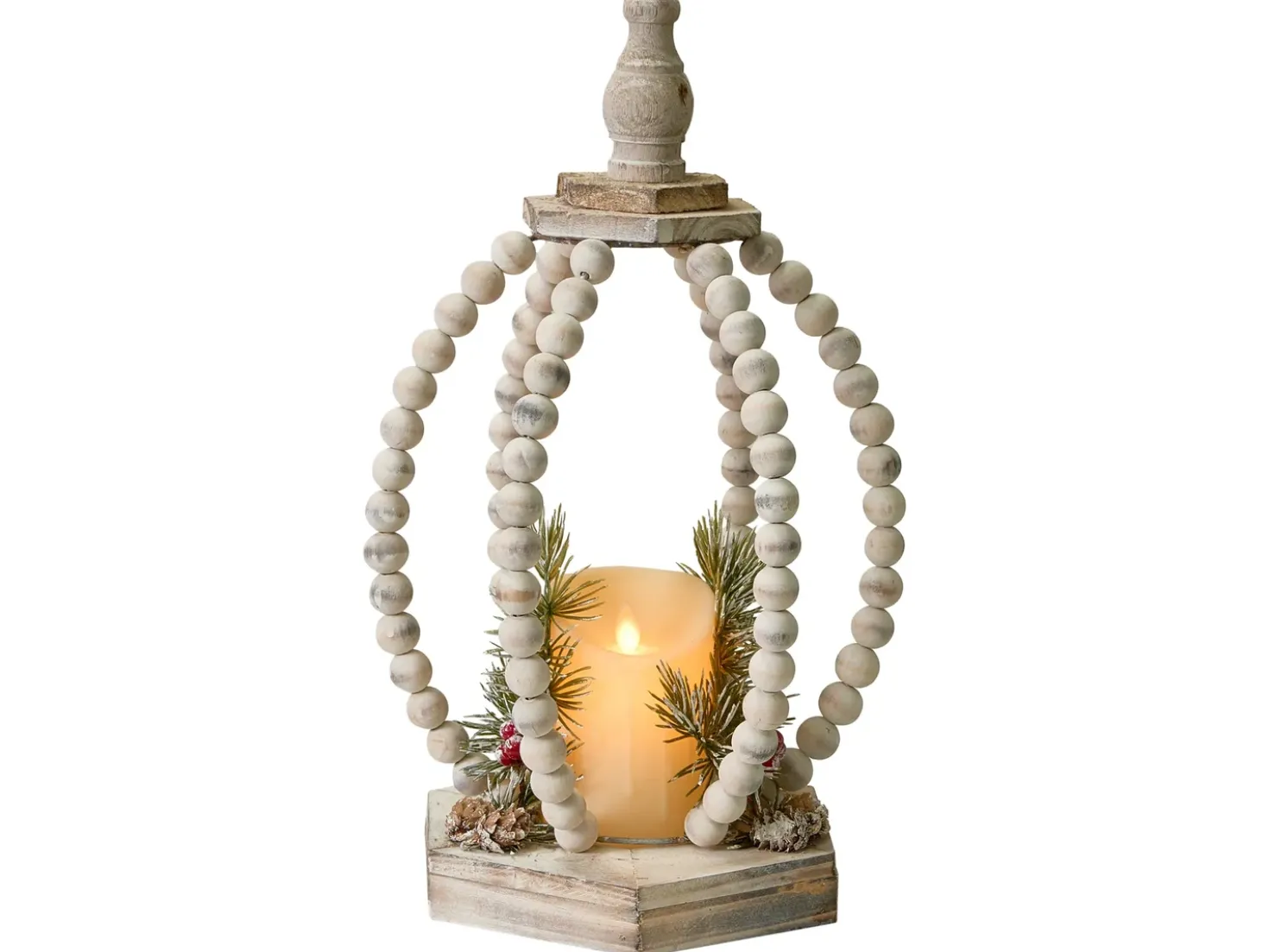 Decorazione natalizia LED PAJARVI 40 cm Marrone chiaro