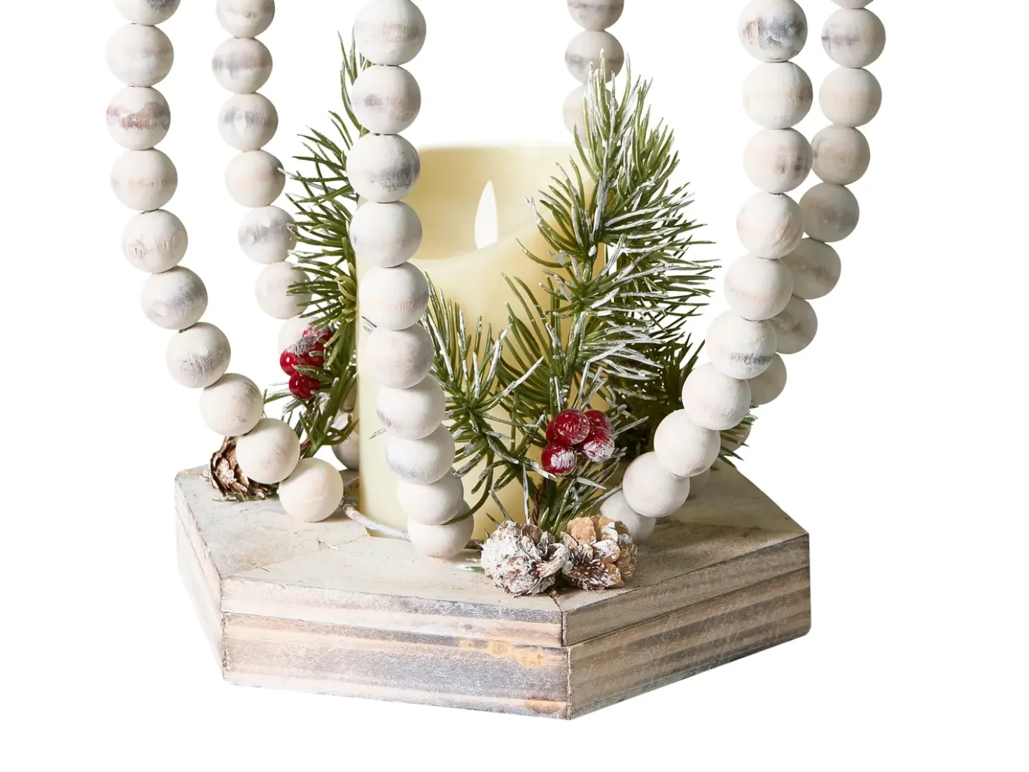 Decorazione natalizia LED PAJARVI 40 cm Marrone chiaro
