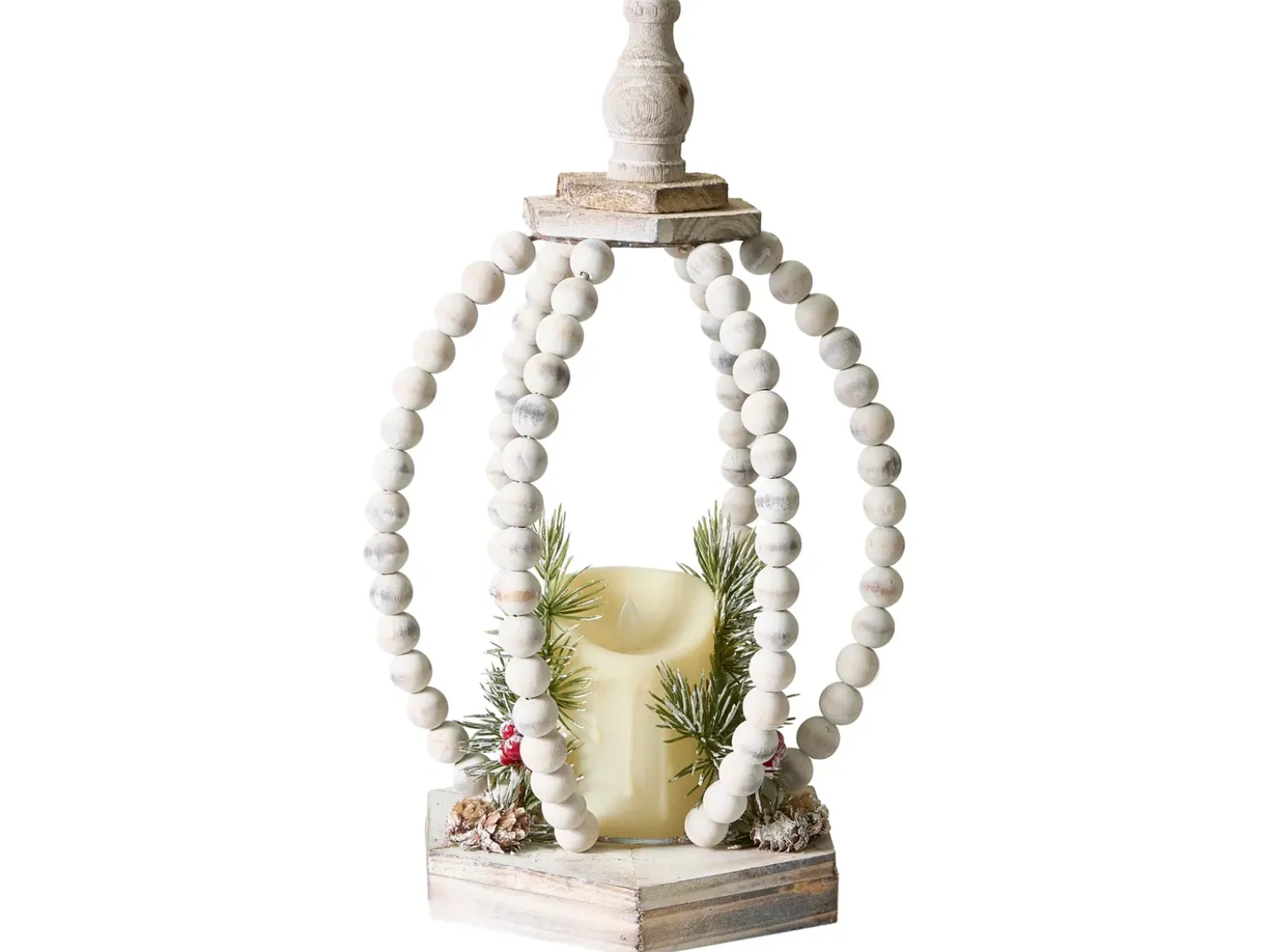 Decorazione natalizia LED PAJARVI 40 cm Marrone chiaro