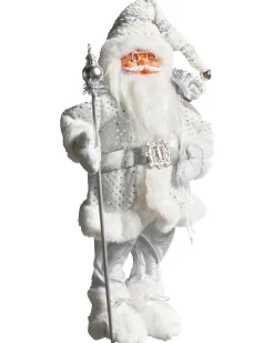 Decorazione natalizia NELAUG Babbo Natale 48 cm Argento