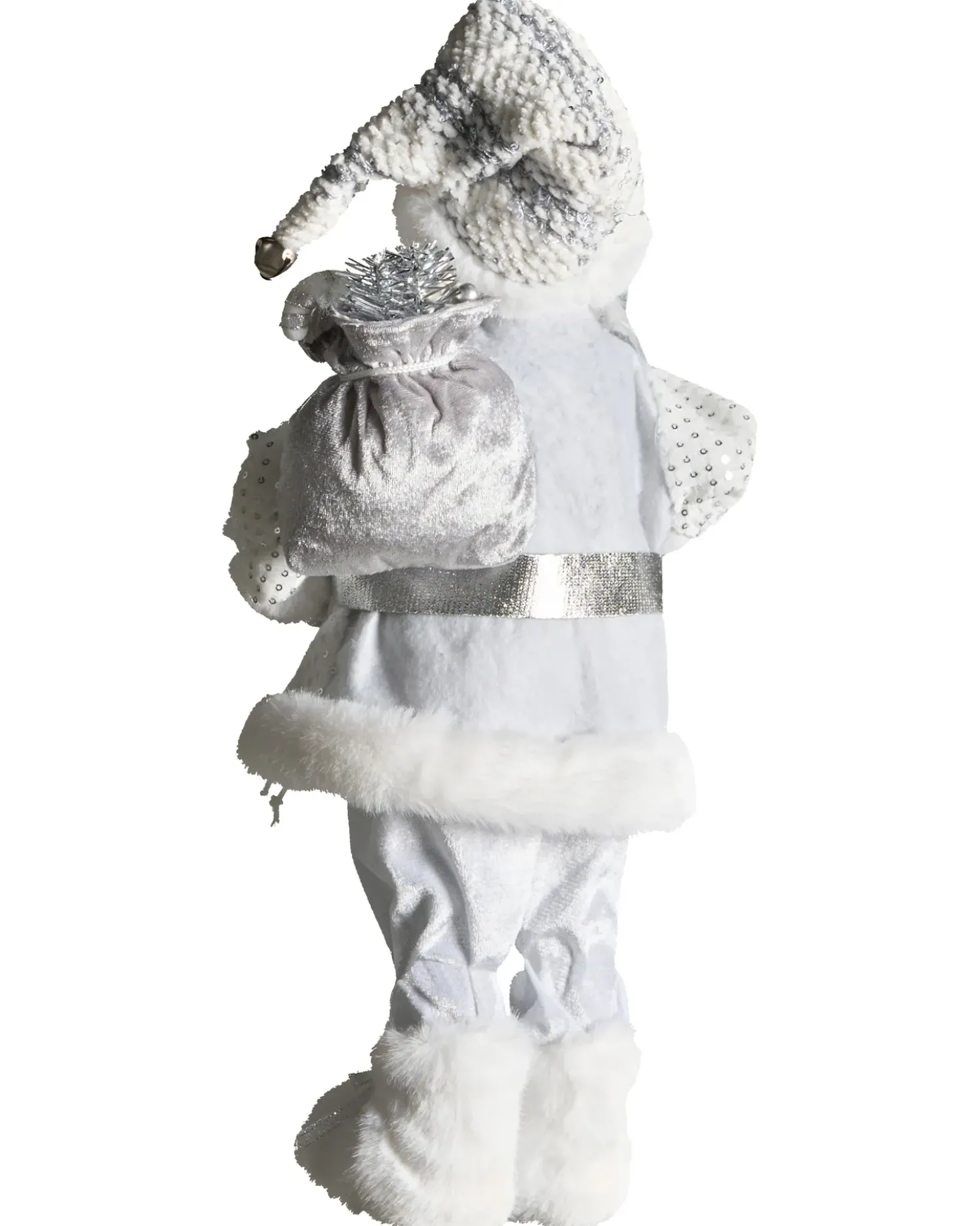 Decorazione natalizia NELAUG Babbo Natale 48 cm Argento