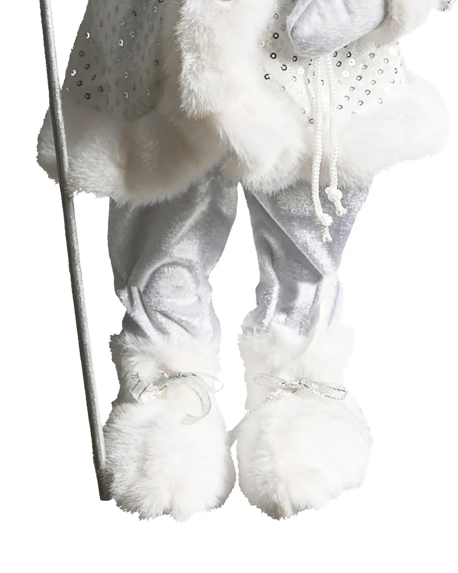 Decorazione natalizia NELAUG Babbo Natale 48 cm Argento