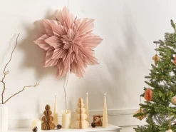 Decorazione natalizia OSTERAN Stella 59 cm Rosa
