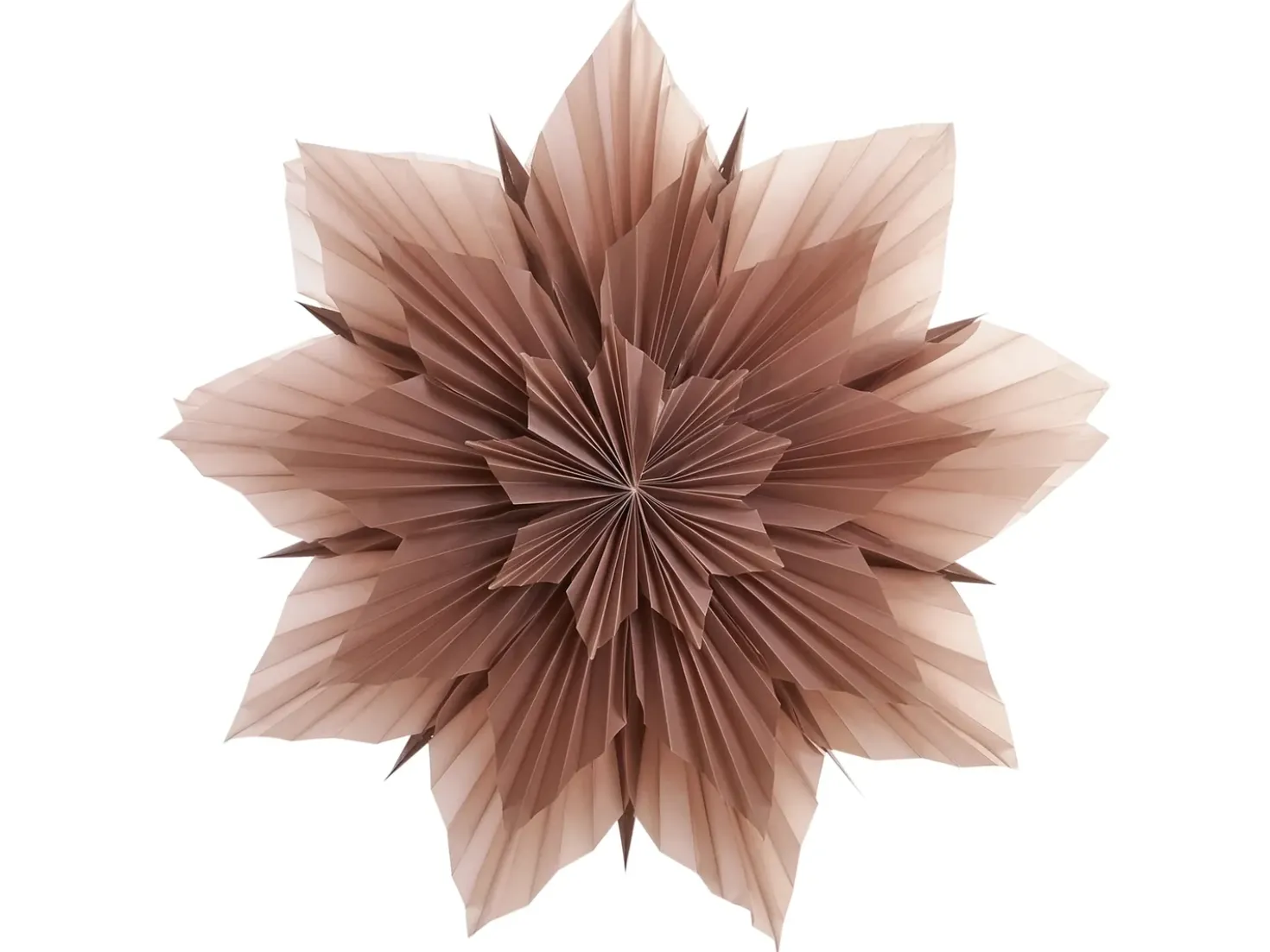 Decorazione natalizia OSTERAN Stella 59 cm Rosa