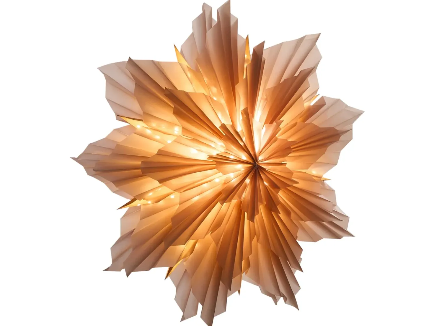 Decorazione natalizia OSTERAN Stella 59 cm Rosa