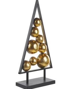 Decorazione natalizia RANUA Albero di Natale 65 cm Oro