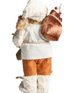 Decorazione natalizia SVARTEVATNET Babbo Natale 37 cm Marrone/Bianco