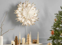Decorazione natalizia SVEDAN Stella 60 cm Bianco sporco
