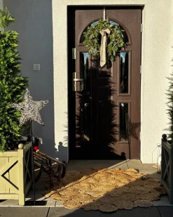 Decorazione per esterni LED SANNAN Stella 110 cm Nero