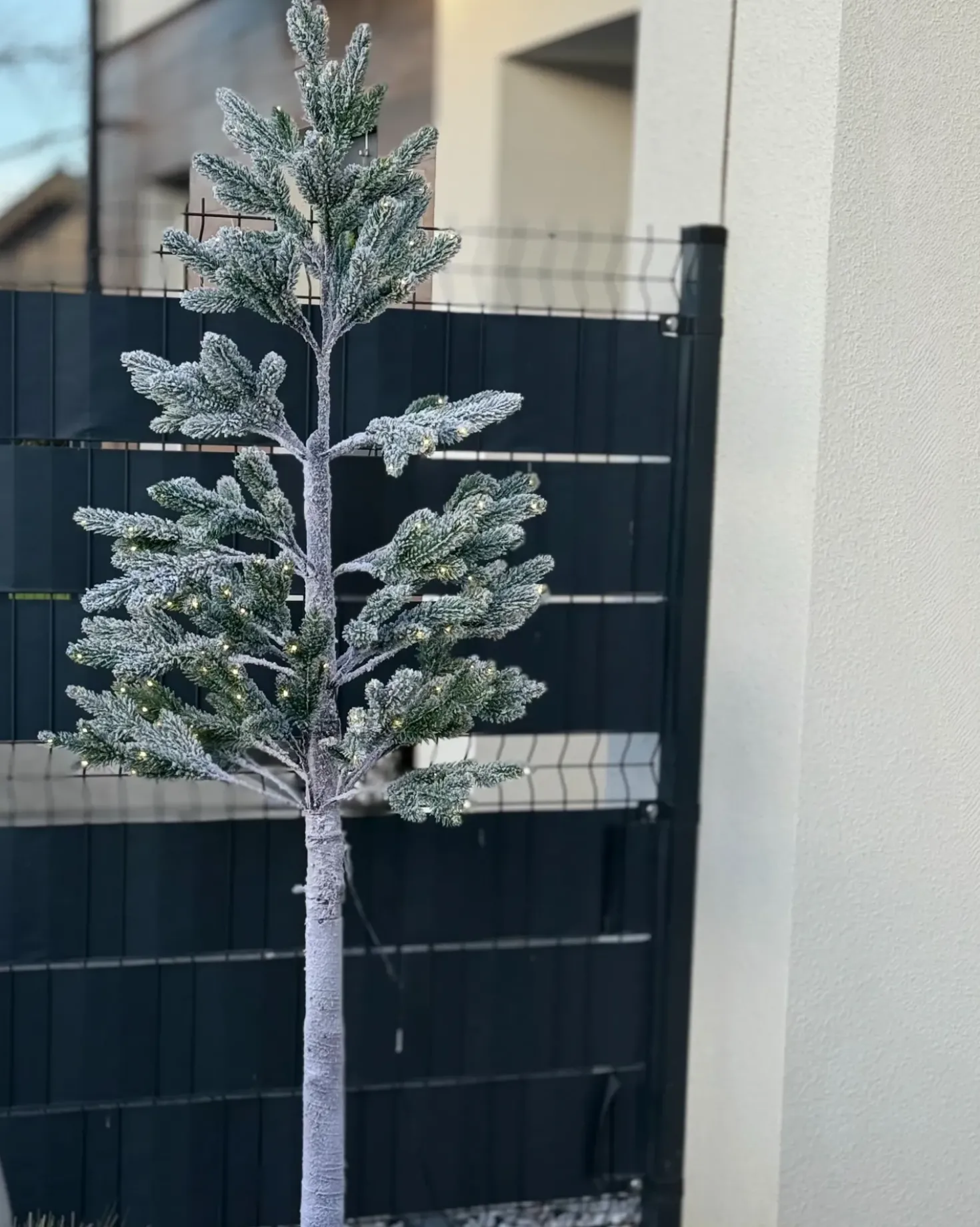 Decorazione per esterni LED ALBIONI Albero 180 cm Bianco