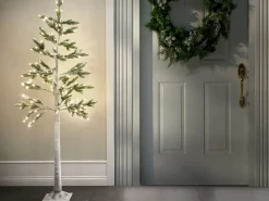 Decorazione per esterni LED ALBIONI Albero 180 cm Bianco