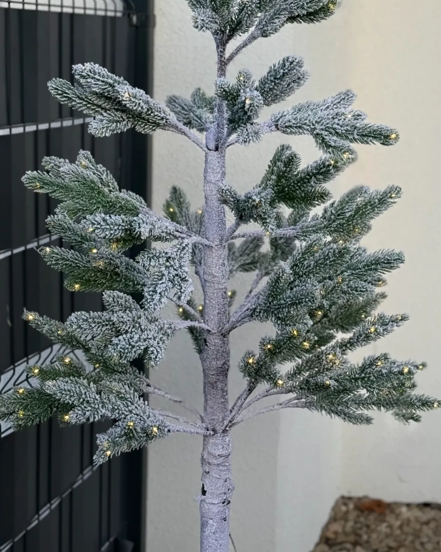 Decorazione per esterni LED ALBIONI Albero 180 cm Bianco