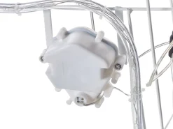 Decorazione per esterni LED KRISTNES Capriolo animato 53 cm Bianco