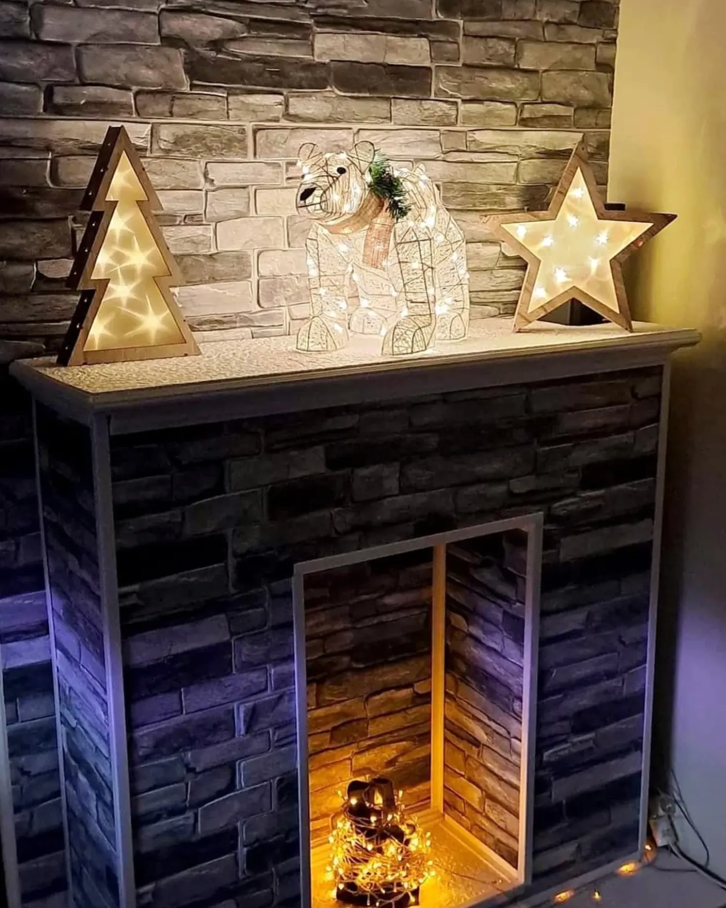 Decorazione per esterni LED SIVULA Orso 34 cm Bianco