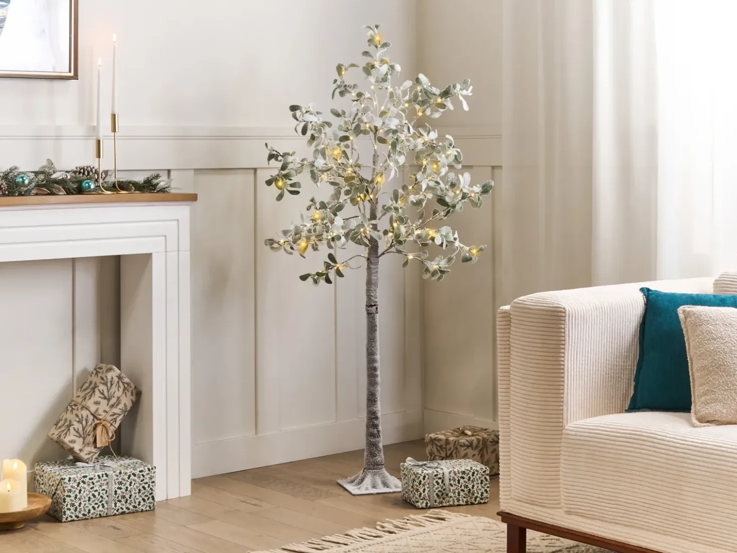 Decorazione per esterni LED MELAKKO Albero 150 cm Verde