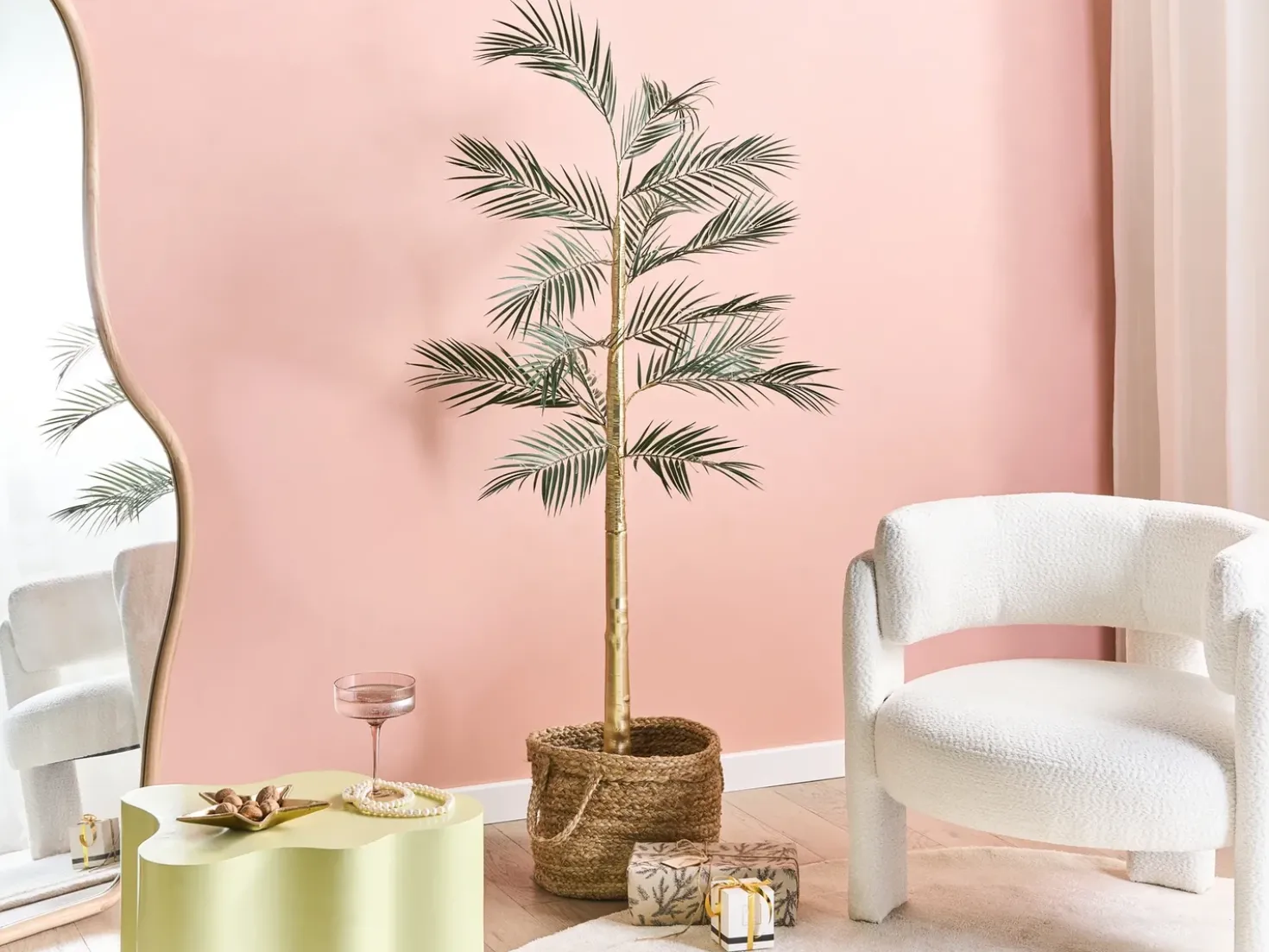 Decorazione per esterni LED PALJAVESI Albero 175 cm Oro