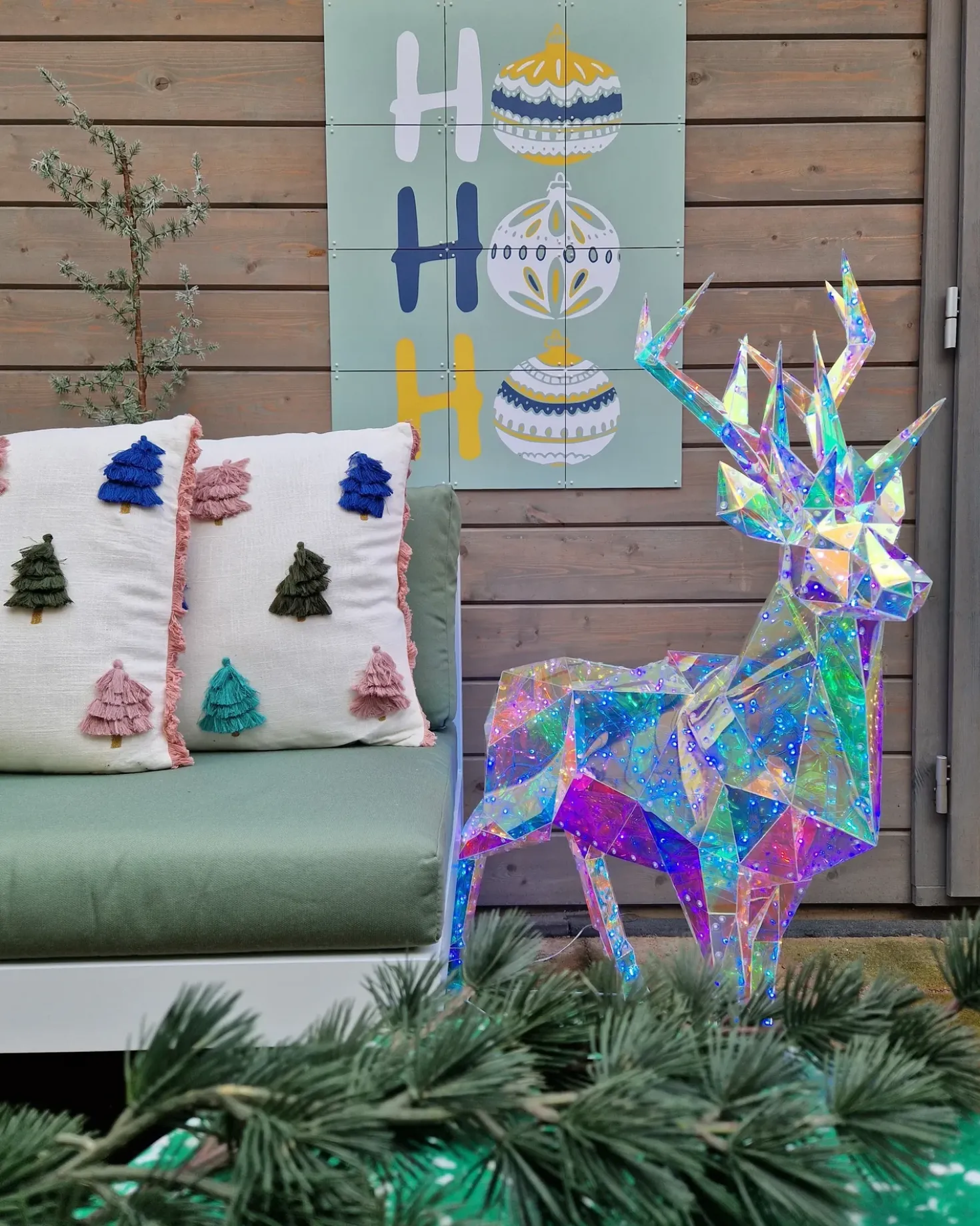 Decorazione per esterni LED POLARIS Renna 90 cm Multicolore