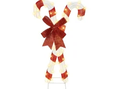 Decorazione per esterni LED OLASVIK 90 cm Bianco Rosso