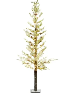 Decorazione per esterni LED GRENIVIK Albero di Natale 245 cm Bianco