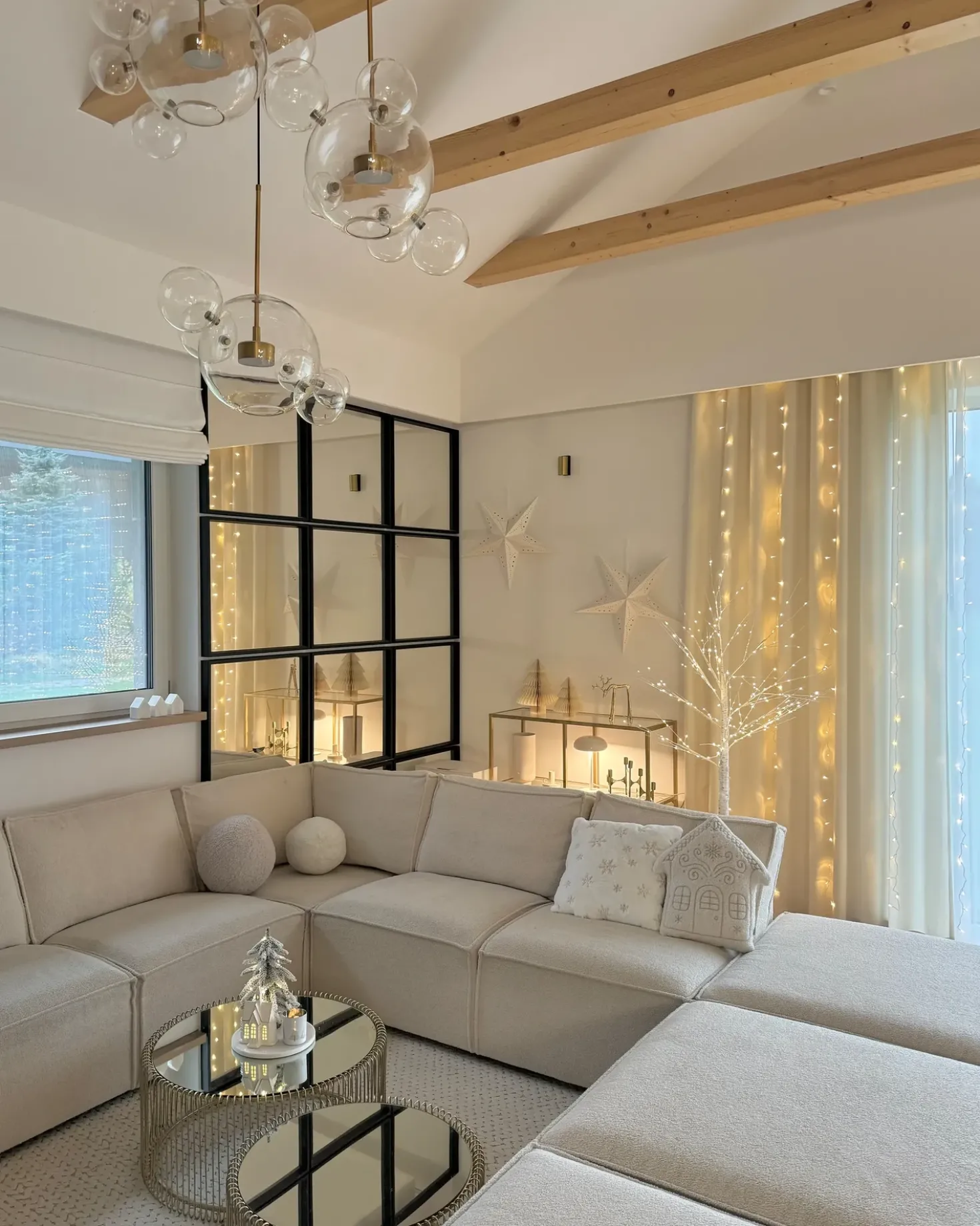 Decorazione per esterni LED LAPPI Albero di Natale 160 cm Bianco