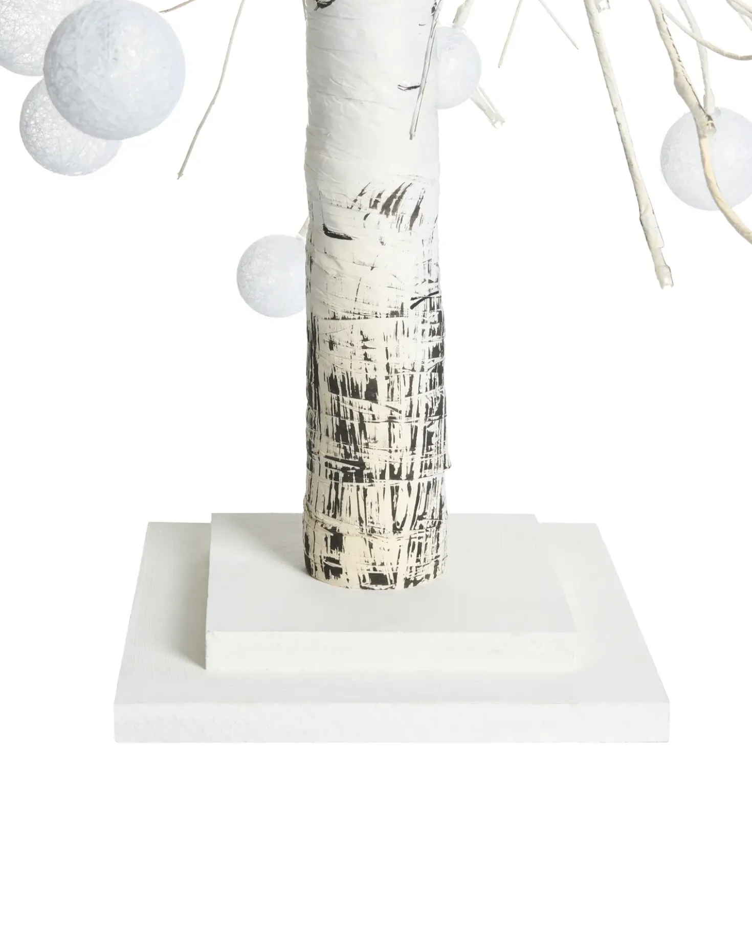 Decorazione per esterni LED HOLAR Albero di Natale 122 cm Bianco