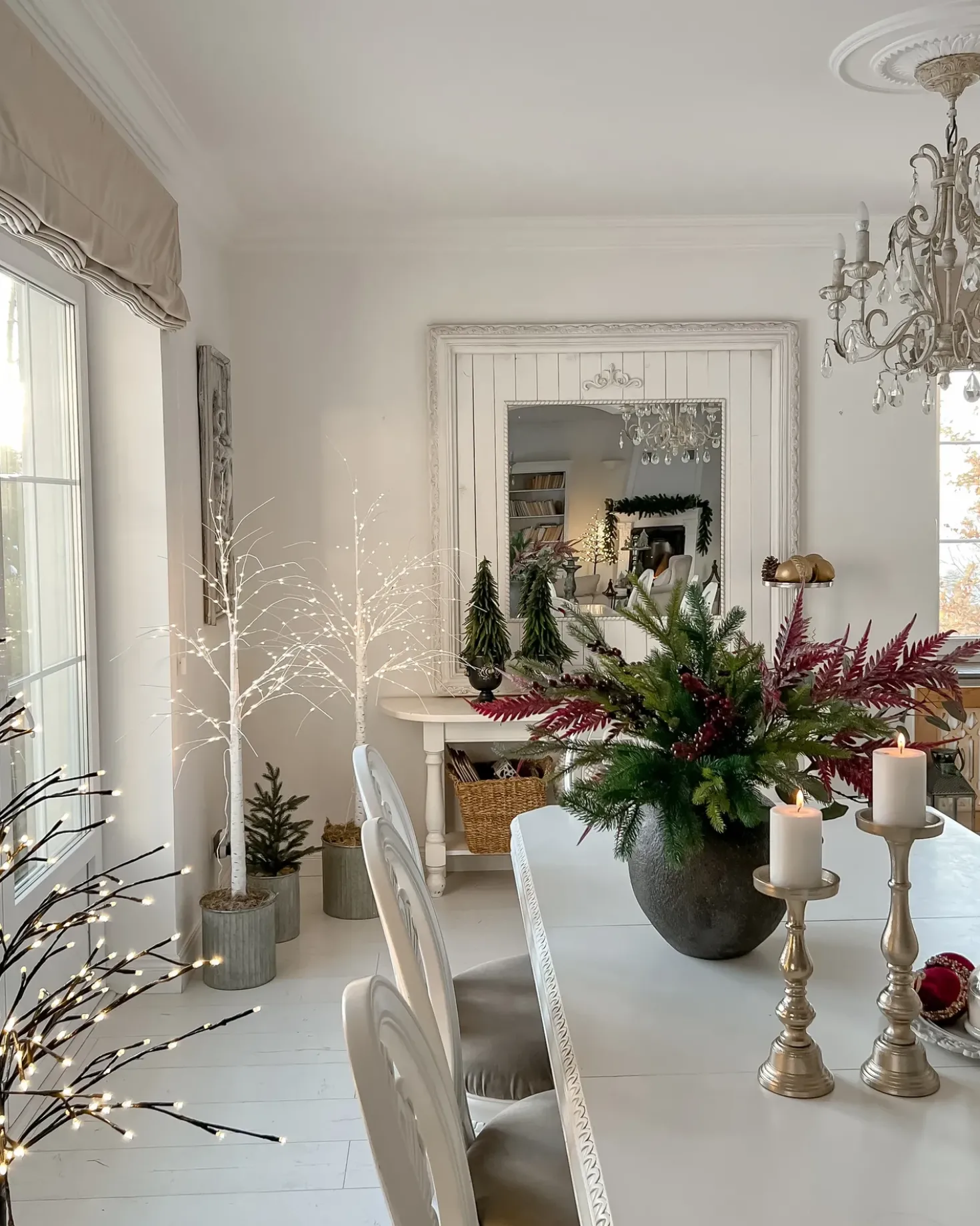 Decorazione per esterni LED LAPPI Albero di Natale 190 cm Bianco