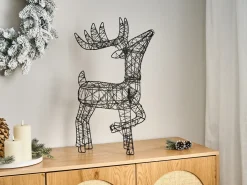 Decorazione per esterni LED RAVSJON Renna 58 cm Nero