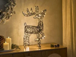 Decorazione per esterni LED RAVSJON Renna 58 cm Nero
