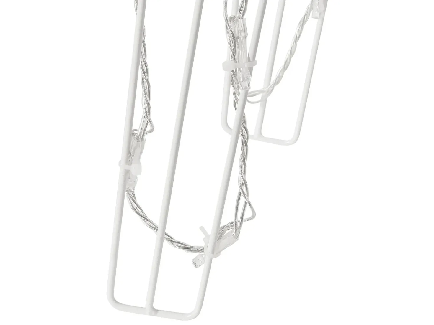 Decorazione per esterni LED MIKKELI Renna animata 76/47/52 cm Bianco